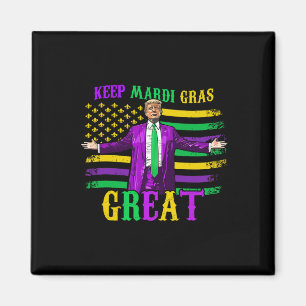 Houd Mardi Gras Grote Grappige Trump Mardi Gras 20 Magneet
