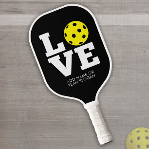 HOUD met pekelbal voor de O - kan kleuren uitgeven Pickleball Paddle