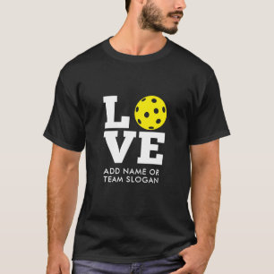 HOUD met pekelbal voor de O-pickleball T-shirt
