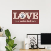 HOUD MET UW PHOTO-poster Poster (Thuiskantoor)