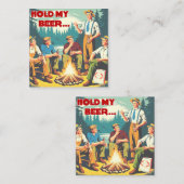 Houd mijn biercamping vast informatiekaartje (Voorkant / Achterkant)