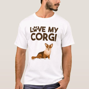 HOUD MIJN CORGI OP met de afbeelding van de hond T-shirt