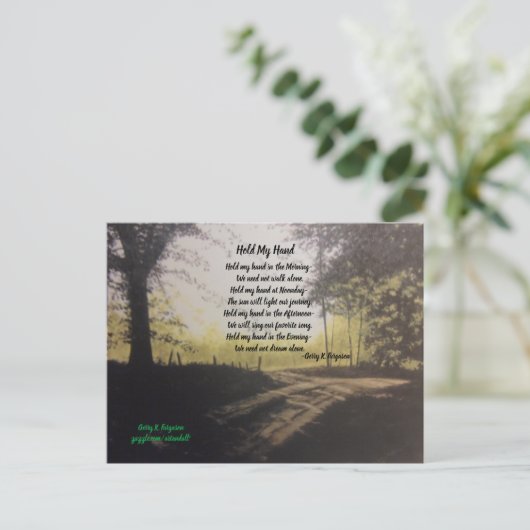 HOUD MIJN HAND BRIEFKAART (Staand voorkant)