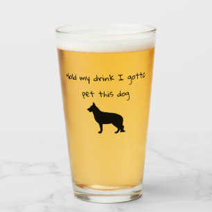 Houd mijn kopje vast, ik moet even dit Shepard Gla Glas