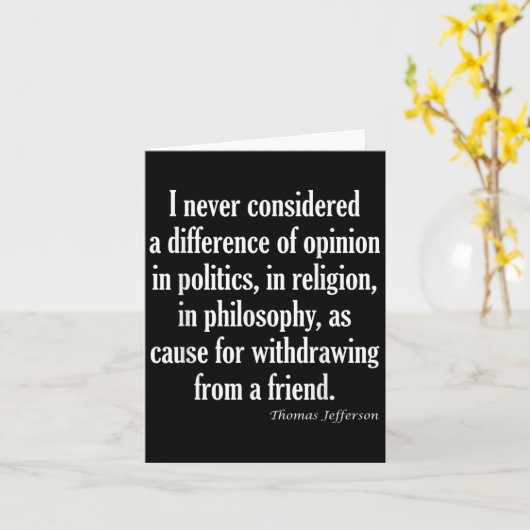 Houd nooit rekening met verschillen in politiek, r kaart (Gele Bloem)