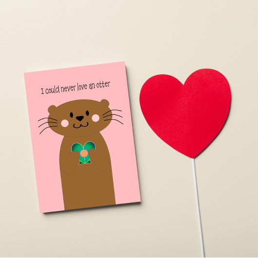 Houd nooit van een Kaart van de Valentijnsdag van