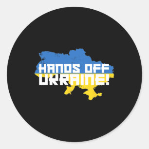 Houd Oekraïne Vrij Putin Protests Rusland Steun Oe Ronde Sticker