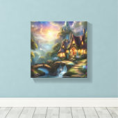 Houd of Creëer uw eigen - Canvas (glans) (Insitu (Houten vloer))