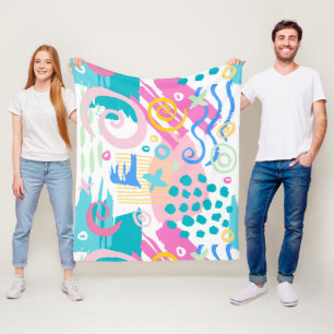 Houd of Creëer uw eigen Glanzend Verpakkingspapier Fleece Deken