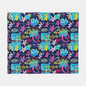 Houd of Creëer uw eigen Glanzend Verpakkingspapier Fleece Deken (Voorkant (Horizontaal))