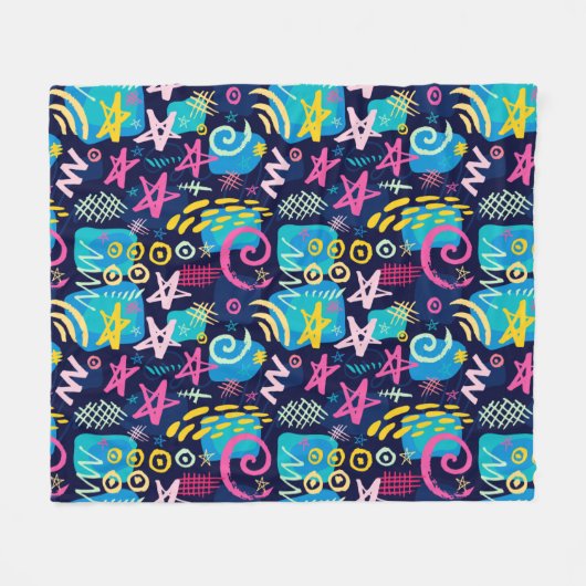 Houd of Creëer uw eigen Glanzend Verpakkingspapier Fleece Deken (Voorkant (Horizontaal))