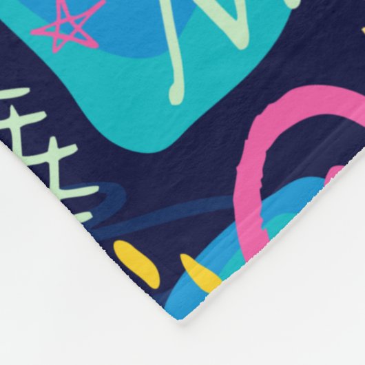 Houd of Creëer uw eigen Glanzend Verpakkingspapier Fleece Deken (Hoek)