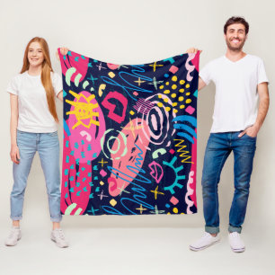 Houd of Creëer uw eigen Glanzend Verpakkingspapier Fleece Deken