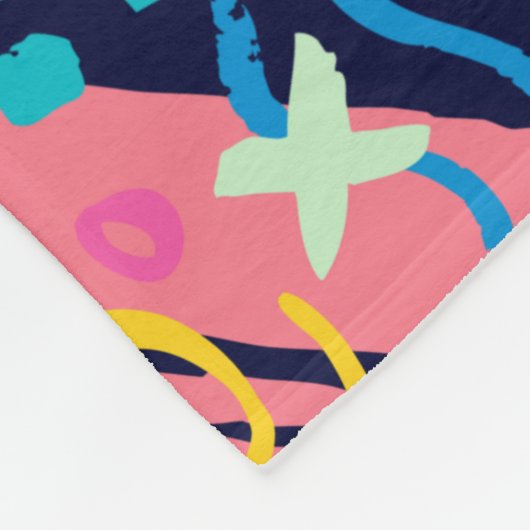 Houd of Creëer uw eigen Glanzend Verpakkingspapier Fleece Deken (Hoek)