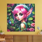 Houd of Creëer Uw Eigen Keepsake - Canvas (glans) Afdruk (Insitu (Woonkamer))