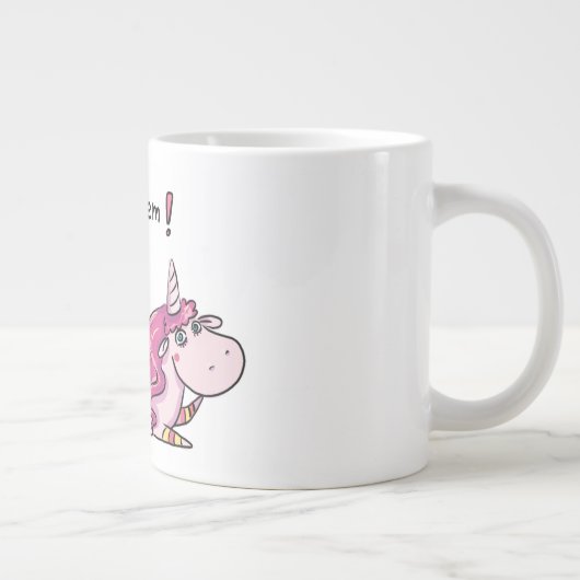 Houd of Creëer uw eigen koffie-Mok Extra Grote Beker (Rechts)