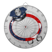 Houd of Creëer uw eigen ontwerp en tekst Dartbord (Voorkant)