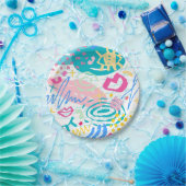 Houd of Creëer uw eigen ontwerp en tekst Papieren Bordje (Feest)