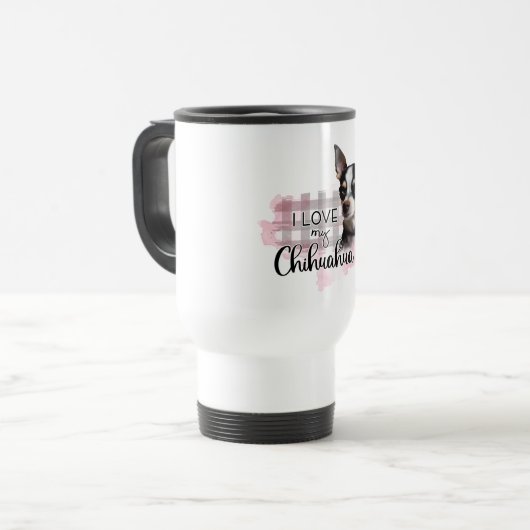 Houd of ontwerp uw eigen enkel klik:-) Reissleepbo Reisbeker (Voorkant links)