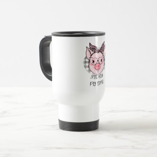 Houd of ontwerp uw eigen enkel klik:-) Reissleepbo Reisbeker (Voorkant links)