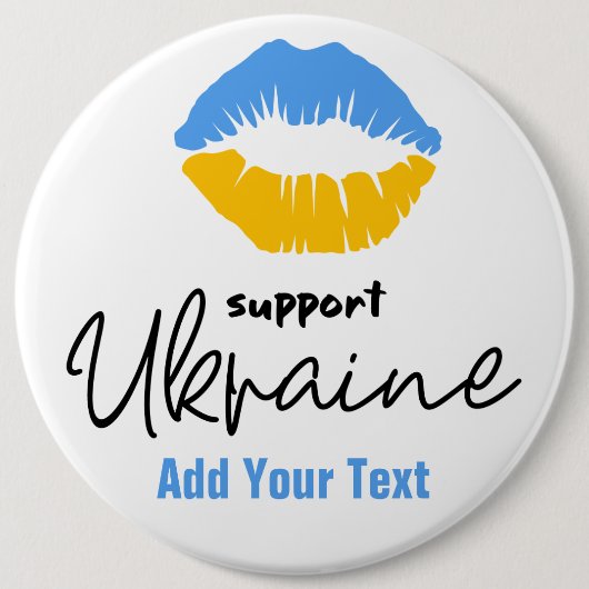 Houd of ontwerp uw eigen knop ronde button 6,0 cm (Voorkant)