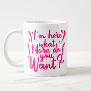 Houd of ontwerp uw eigen — mok gigantische koffie-