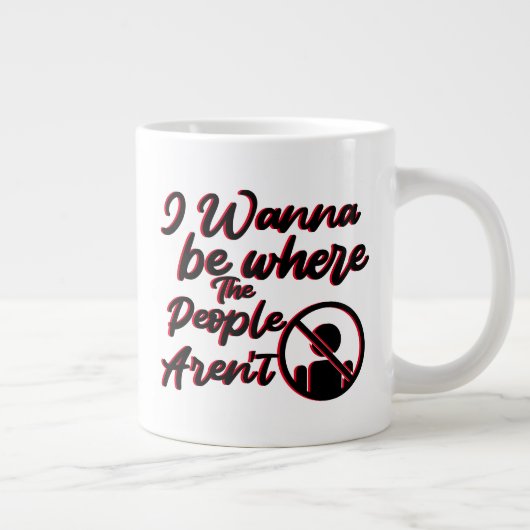 Houd of ontwerp uw eigen — mok gigantische koffie- (Rechts)