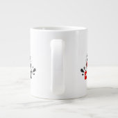 Houd of ontwerp uw eigen — mok gigantische koffie- (Achterkant)