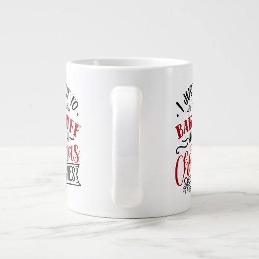 Houd of ontwerp uw eigen — mok gigantische koffie- (Achterkant)