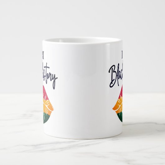 Houd of ontwerp uw eigen — mok gigantische koffie- (Voorkant)