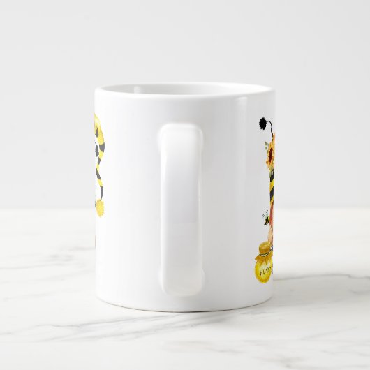 Houd of ontwerp uw eigen — mok gigantische koffie- (Achterkant)
