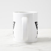 Houd of ontwerp uw eigen — mok gigantische koffie- (Achterkant)
