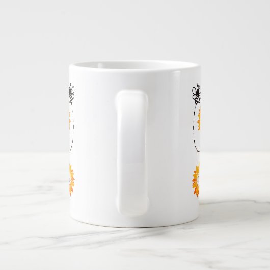 Houd of ontwerp uw eigen — mok gigantische koffie- (Achterkant)