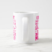 Houd of ontwerp uw eigen — mok gigantische koffie- (Achterkant)
