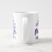 Houd of ontwerp uw eigen — mok gigantische koffie- (Achterkant)