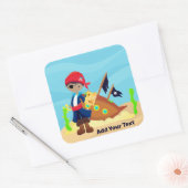 Houd of ontwerp uw eigen sticker met knoppen (Envelop)