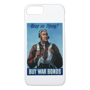 Houd ons vliegend! Vlieger ~ Tuskeegee iPhone 8/7 Hoesje