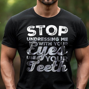 Houd Op Me Uit Te Kleden Met Je Ogen Gebruik Je Ta Tri-Blend Shirt