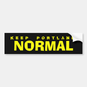 HOUD PORTLAND NORMAAL BUMPERSTICKER