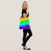 Houd rustig en blijf getrouwd All-Over-Print Canva Tote Bag (Op model)