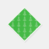 Houd rustig en concentreer je op de kerstboom. servetten (Hoek)