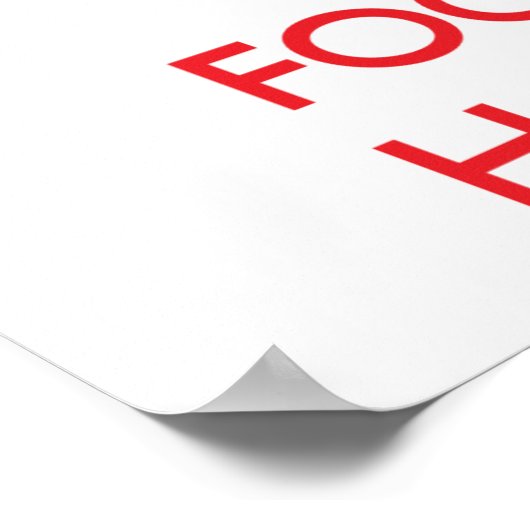 Houd rustig en concentreer je op Handball Poster (Hoek)