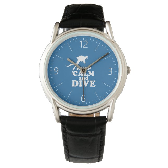 Houd rustig en duik horloge (Voorkant)