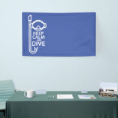 Houd rustig en duik spandoek (Beurs)