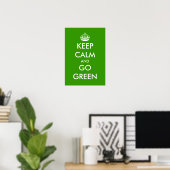 Houd rustig en ga naar groen poster |  (Thuiskantoor)