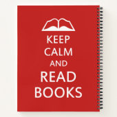 Houd rustig en lees boeken (Achterkant)