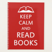 Houd rustig en lees boeken planner (Voorkant)