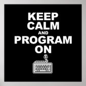 Houd rustig en programma aan poster (Voorkant)