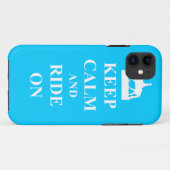 Houd rustig en rijd op (lichtblauw) Case-Mate iPhone case (Achterkant (horizontaal))