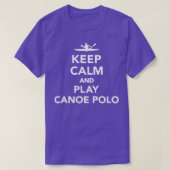 Houd rustig en speel Canoe Polo (Design voorkant)